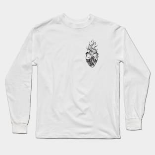 Flaming Heart x Inktober 22 Long Sleeve T-Shirt